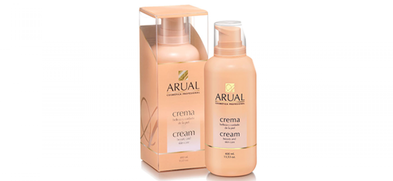 Arual Cream in 400ml. Airless Format